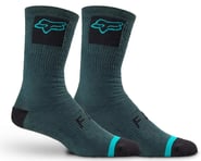 more-results: Fox Racing 8" Defend Crew Socks (Emerald) (S/M)